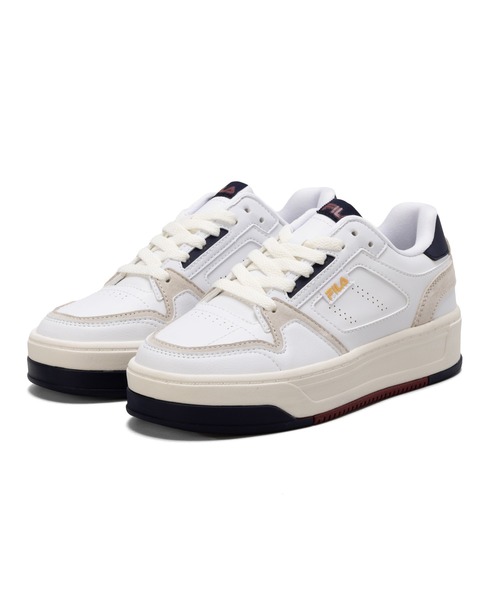FILA(フィラ)の「FILA COURT FEATHERY(スニーカー・レディース・オフホワイト/ホワイト・23.0cm/24.0cm/25.0cm/28.0cm/26.0cm/27.0cm)」の3枚目の写真