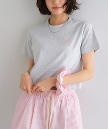 ANME（アンメ）の「【新色追加】ANMEエンブロイダリーロゴミニTシャツ（Tシャツ/カットソー）」