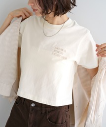 ANME（アンメ）の「【新色追加】ANMEエンブロイダリーロゴミニTシャツ（Tシャツ/カットソー）」