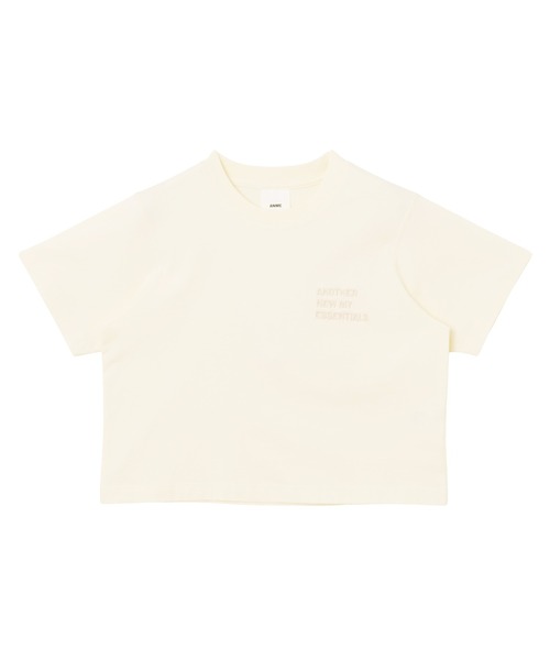ANME(アンメ)の「【新色追加】ANME刺繍ロゴミニTシャツ(Tシャツ/カットソー・レディース・ホワイト×ブラック/グレー系その他/ホワイト×レッド/ホワイト×ブルー/ブラック×ホワイト/ライトグレー系/ベージュ系その他/ホワイト×グレー・M/L)」の21枚目の写真