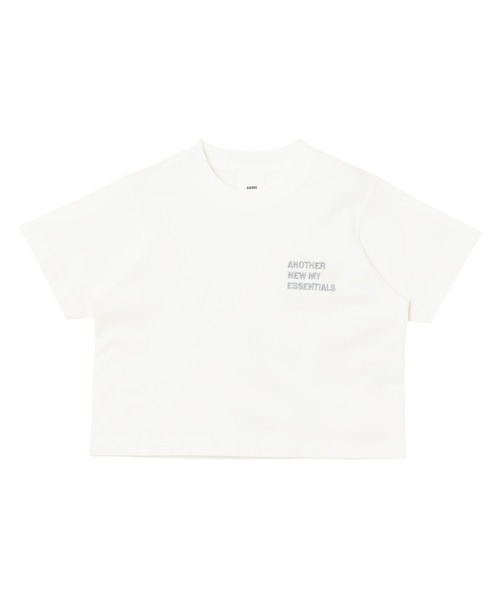ANME(アンメ)の「【新色追加】ANME刺繍ロゴミニTシャツ(Tシャツ/カットソー・レディース・ホワイト×ブラック/グレー系その他/ホワイト×レッド/ホワイト×ブルー/ブラック×ホワイト/ライトグレー系/ベージュ系その他/ホワイト×グレー・M/L)」の16枚目の写真