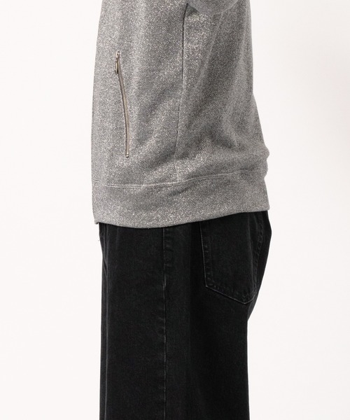 CONZ(コンズ)の「RAME SWEAT ZIP UP(スウェット・メンズ・ブラック・2)」の5枚目の写真