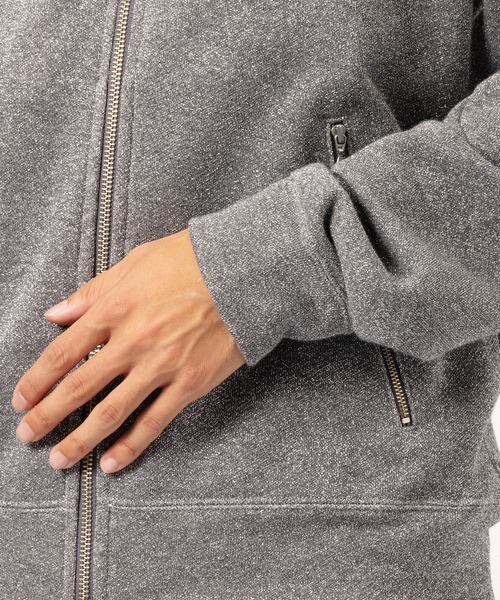 CONZ(コンズ)の「RAME SWEAT ZIP UP(スウェット・メンズ・ブラック・2)」の7枚目の写真