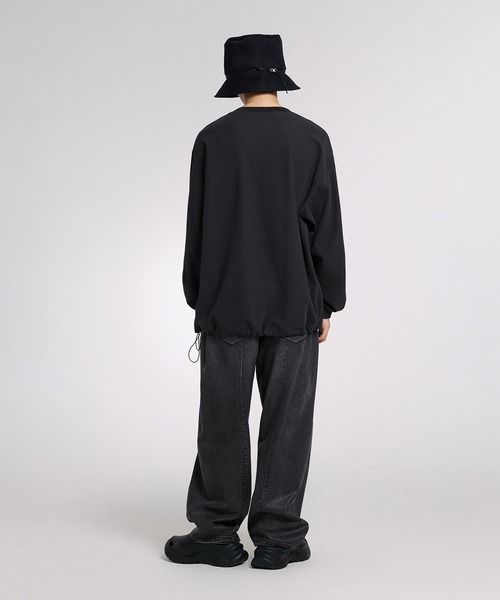 JNBY（ジェーエヌビーワイ）の「2-way Zip-off Crown Bucket Hat / 2wayバケットハット（ハット・メンズ・ブラック/ベージュ・ONE SIZE）」の8枚目の写真