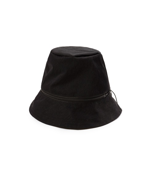 JNBY（ジェーエヌビーワイ）の「2-way Zip-off Crown Bucket Hat / 2wayバケットハット（ハット・メンズ・ブラック/ベージュ・ONE SIZE）」の10枚目の写真