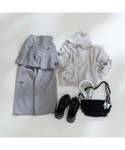 algy(アルジー)の「シアーフリルボディBAG(ショルダーバッグ・キッズ・オフホワイト/ブラック/サックスブルー・FREE)」の13枚目の写真