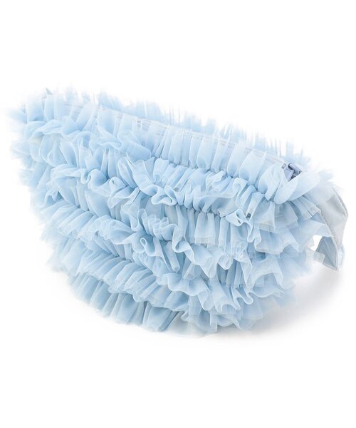 algy(アルジー)の「シアーフリルボディBAG(ショルダーバッグ・キッズ・オフホワイト/ブラック/サックスブルー・FREE)」の15枚目の写真