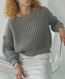 Solace（ソレイス）の「ローゲージクロップドニット（ニット/セーター）」