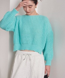 Solace（ソレイス）の「ローゲージクロップドニット（ニット/セーター）」