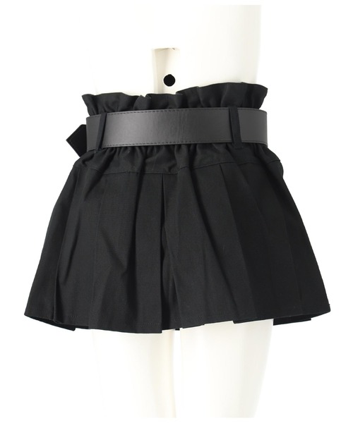 ANAP kids（アナップキッズ）の「【ジュニアお揃い】ベルト付プリーツスカート（スカート・キッズ・ブラック/グレー/ベージュ・110cm/120cm/130cm）」の7枚目の写真
