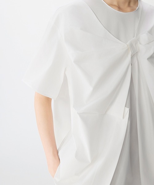 セール】Breeze Tie Asym Shirt / リボンシャツブラウス（シャツ