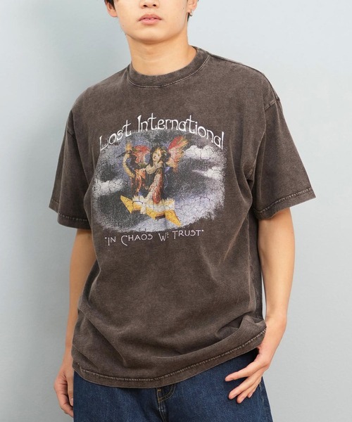 lost(ロスト)の「lost/ロスト 半袖Tシャツ/半袖Tee/バンドTee フロントプリント ユニセックス L25S-2108(Tシャツ/カットソー・メンズ・ブラック系その他2/ブラック系その他/ブラック系その他3・XL/M/L)」の2枚目の写真