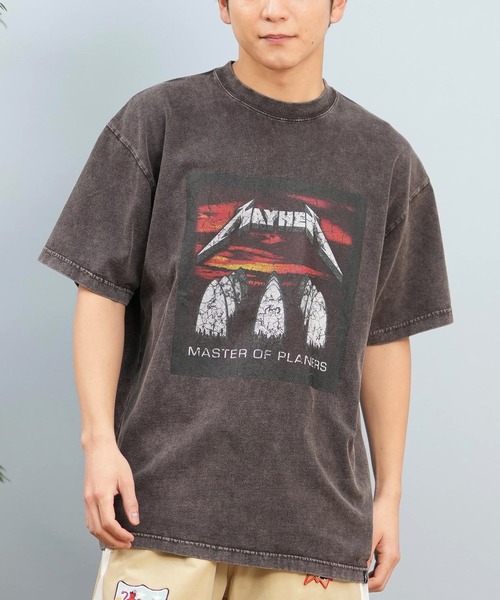 lost(ロスト)の「lost/ロスト 半袖Tシャツ/半袖Tee/バンドTee フロントプリント ユニセックス L25S-2108(Tシャツ/カットソー・メンズ・ブラック系その他2/ブラック系その他/ブラック系その他3・XL/M/L)」の3枚目の写真