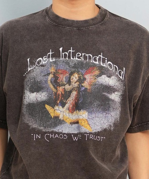 lost(ロスト)の「lost/ロスト 半袖Tシャツ/半袖Tee/バンドTee フロントプリント ユニセックス L25S-2108(Tシャツ/カットソー・メンズ・ブラック系その他2/ブラック系その他/ブラック系その他3・XL/M/L)」の9枚目の写真