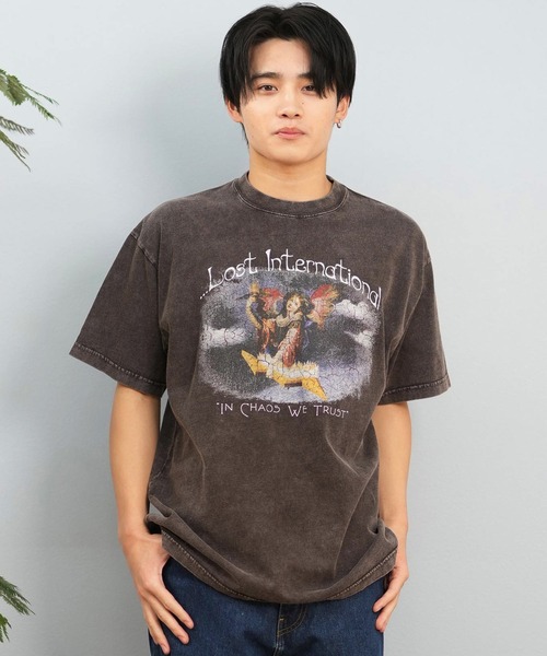 lost(ロスト)の「lost/ロスト 半袖Tシャツ/半袖Tee/バンドTee フロントプリント ユニセックス L25S-2108(Tシャツ/カットソー・メンズ・ブラック系その他2/ブラック系その他/ブラック系その他3・XL/M/L)」の4枚目の写真