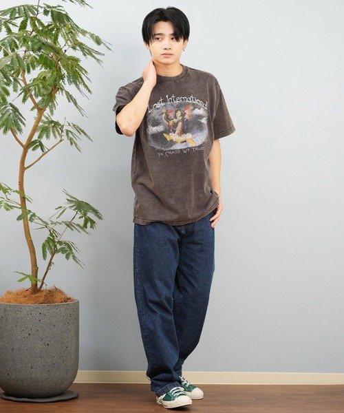 lost(ロスト)の「lost/ロスト 半袖Tシャツ/半袖Tee/バンドTee フロントプリント ユニセックス L25S-2108(Tシャツ/カットソー・メンズ・ブラック系その他2/ブラック系その他/ブラック系その他3・XL/M/L)」の6枚目の写真