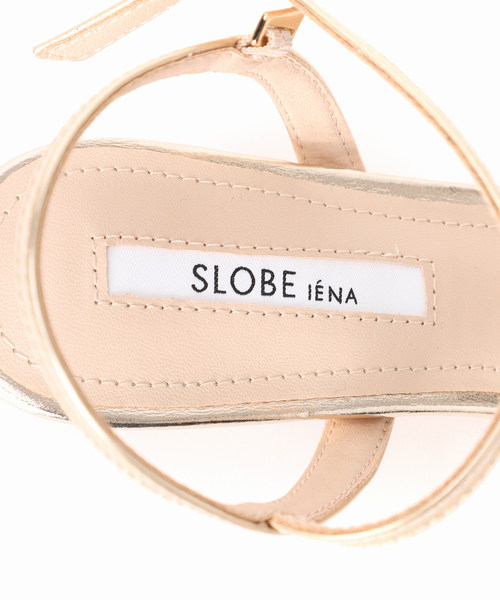 SLOBE IENA（スローブイエナ）の「《追加》SLOBE レザーストラップサンダル（サンダル・レディース・ゴールド/ベージュ/ブラック・24.5cm/24cm/23.5cm/23cm/22.5cm）」の16枚目の写真
