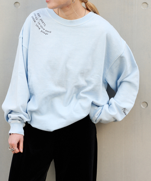 セール】ハンドライティング刺繍スウェット（スウェット）｜OUTDOOR