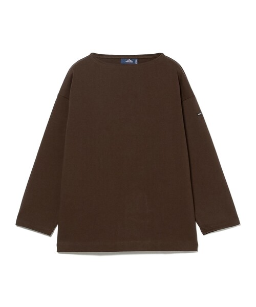 SAINT JAMES ルーズフィット ソリッド ボートネック Tシャツビームス SAINT JAMES / ルーズフィット ソリッド ボートネック Tシャツ（T
