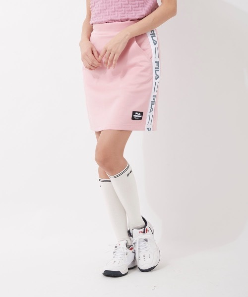 FILA GOLF(フィラゴルフ )の「【FILA GOLF/フィラゴルフ】レディーススカート+インナーパンツセット ゴルフ(スカート・レディース・杢グレー/ライトピンク・MEDIUM/SMALL)」の1枚目の写真