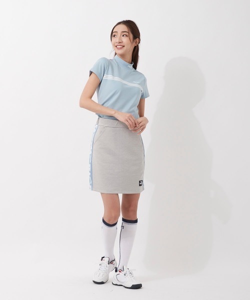FILA GOLF(フィラゴルフ )の「【FILA GOLF/フィラゴルフ】レディーススカート+インナーパンツセット ゴルフ(スカート・レディース・杢グレー/ライトピンク・MEDIUM/SMALL)」の4枚目の写真