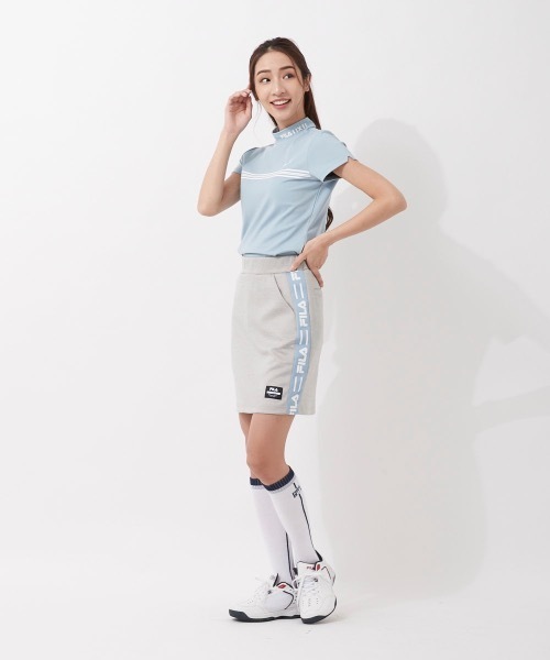 FILA GOLF(フィラゴルフ )の「【FILA GOLF/フィラゴルフ】レディーススカート+インナーパンツセット ゴルフ(スカート・レディース・杢グレー/ライトピンク・MEDIUM/SMALL)」の5枚目の写真