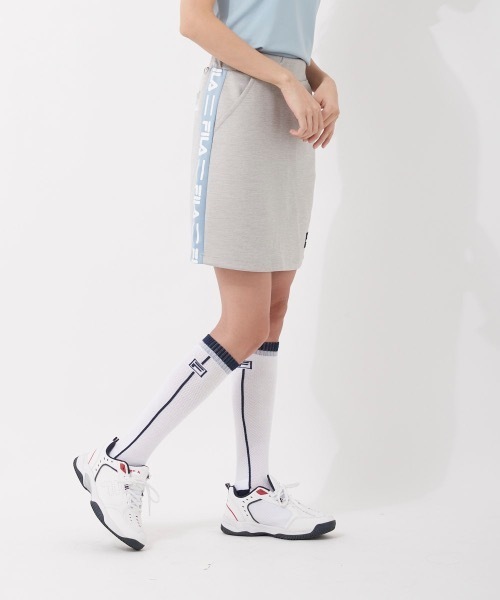 FILA GOLF(フィラゴルフ )の「【FILA GOLF/フィラゴルフ】レディーススカート+インナーパンツセット ゴルフ(スカート・レディース・杢グレー/ライトピンク・MEDIUM/SMALL)」の6枚目の写真