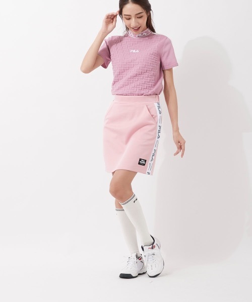 FILA GOLF(フィラゴルフ )の「【FILA GOLF/フィラゴルフ】レディーススカート+インナーパンツセット ゴルフ(スカート・レディース・杢グレー/ライトピンク・MEDIUM/SMALL)」の15枚目の写真