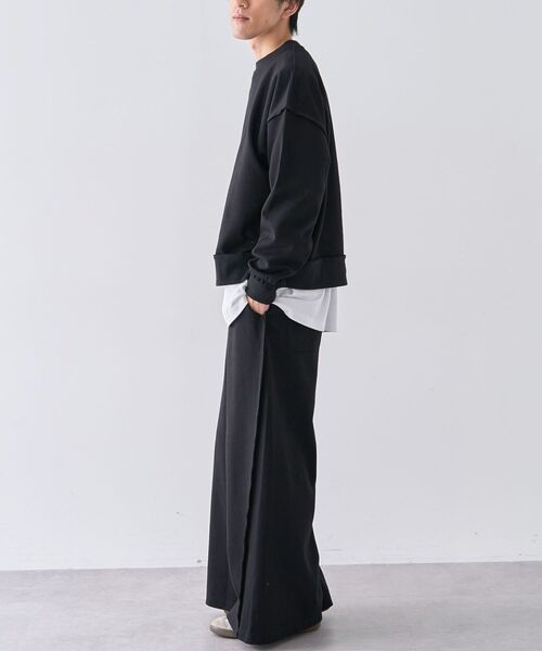 CRAFT STANDARD BOUTIQUE（クラフトスタンダードブティック）の「【ユニセックス】ダブルフェイスカットオフスウェット（スウェット・レディース・グレー/ブラック/ベージュ・L/S/M）」の17枚目の写真