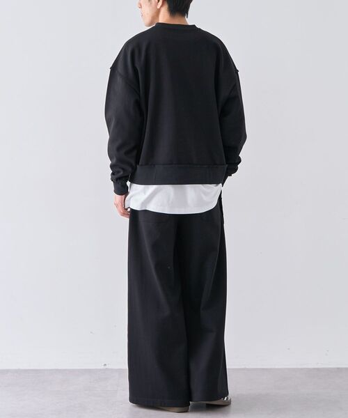 CRAFT STANDARD BOUTIQUE（クラフトスタンダードブティック）の「【ユニセックス】ダブルフェイスカットオフスウェット（スウェット・レディース・グレー/ブラック/ベージュ・L/S/M）」の18枚目の写真