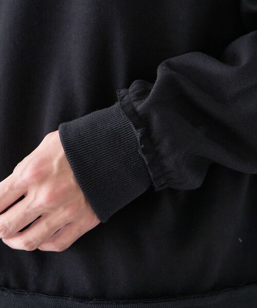 CRAFT STANDARD BOUTIQUE（クラフトスタンダードブティック）の「【ユニセックス】ダブルフェイスカットオフスウェット（スウェット・レディース・グレー/ブラック/ベージュ・L/S/M）」の20枚目の写真