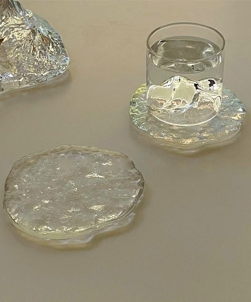 IRADOWL（アイラドール）の「【アイラドール room】ガラスコースター（ランチョンマット/テーブルウェア・レディース・クリア・FREE）」の4枚目の写真