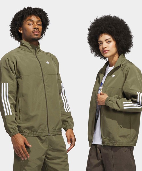 adidas（アディダス）の「スケートボーディング Gatsele トラックジャケット（ジェンダーニュートラル） / ジャージ / アディダスオリジナルス adidas Originals（その他アウター・メンズ・ブラック/ホワイト/カーキ/グレー・SMALL/X-SMALL/XX-LARGE/3XL/LARGE/MEDIUM/X-LARGE）」の4枚目の写真