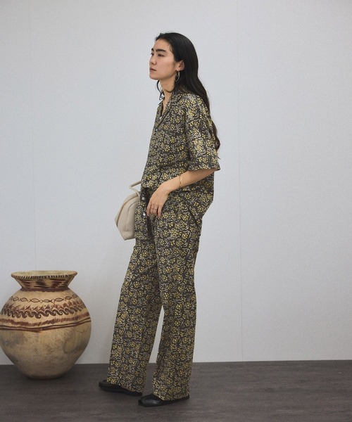 Couture d'adam（クチュールドアダム）の「【COUTURE D'ADAM（クチュール ド アダム）】Block print trousers（その他パンツ・レディース・グレー系その他・36/38）」の12枚目の写真