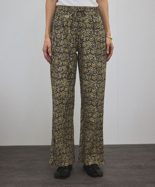 COUTURE D'ADAM（クチュール ド アダム）】Block print trousers