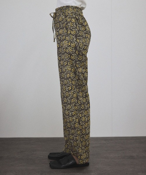 クチュールドアダム コート COUTURE D'ADAM（クチュール ド アダム）】Block print trousers