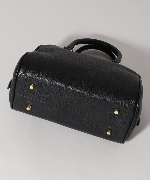 CHRISTIAN VILLA（クリスチャンヴィラ）の「【CHRISTIAN VILLA/クリスチャンヴィラ】 シュリンクレザー ミニボストン 2WAYショルダーバッグ（ボストンバッグ・レディース・ブラック/アイボリー/グレー・FREE）」の13枚目の写真