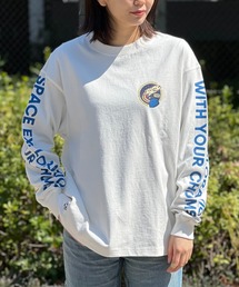 CHUMS(`X)́yCHUMSz Space Exploration L/S T-Shirt Xy[XGNXvACV@OX[ueB[Vc(TVc/Jbg\[)