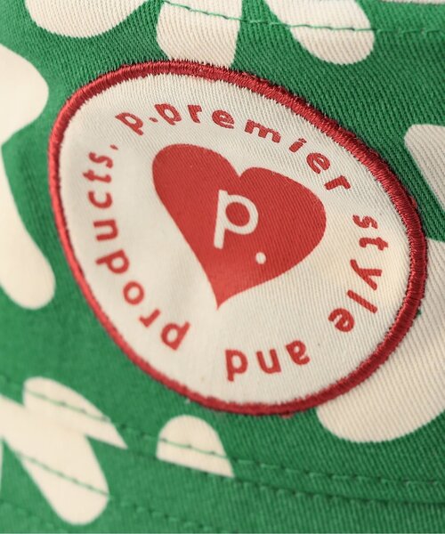p.premier(ピードットプルミエ)の「総柄ツイルハット(ハット・キッズ・イエロー/レッド/グリーン/ブラウン/アイボリー・56/54/52/50)」の12枚目の写真