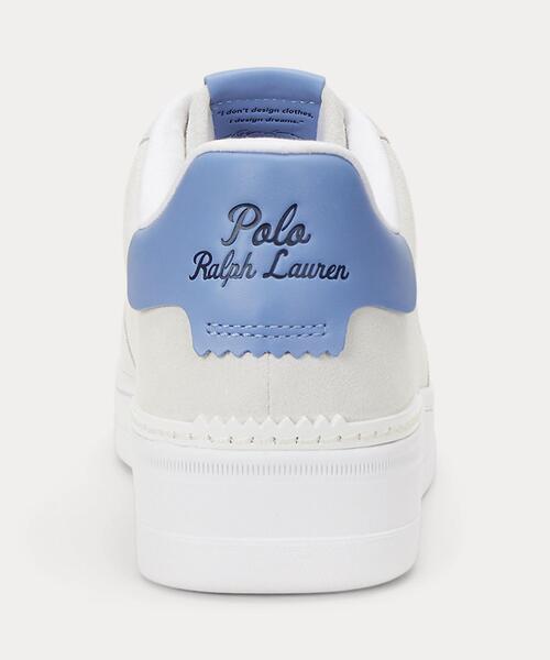 限定!セール☆ Polo Ralph Lauren Masters ロゴ スニーカー セール】マスターズ コート スエード スニーカー(スニーカー