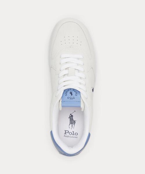 限定!セール☆ Polo Ralph Lauren Masters ロゴ スニーカー セール】マスターズ コート スエード スニーカー（スニーカー