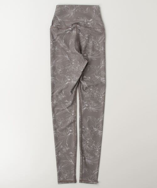 Julier Yoga and Relax（ジュリエヨガアンドリラックス）の「Julier Line Flowerプリントスーパーハイレギンス（レギンス/スパッツ・レディース・ライム/ブラウン/ホワイト・1/2/0）」の20枚目の写真