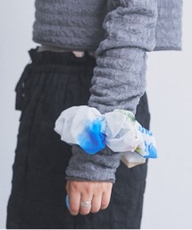 MIDVEIN（ミッドヴェイン）の「print tulle chouchou（ヘアゴム）」