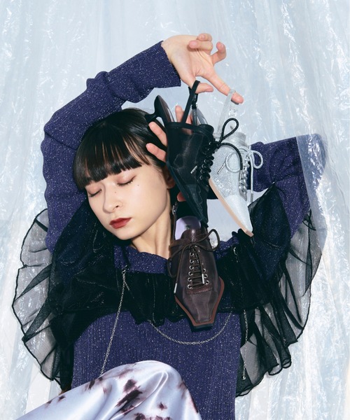 Ezick（エジック）の「【EVOL×Ezick】コラボチュールミュール（パンプス・レディース・グレー/ブラック・LARGE/SMALL/MEDIUM/X-LARGE）」の12枚目の写真