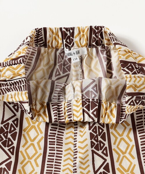 B:MING by BEAMS(ビーミングバイビームス)の「【セットアップ対応】エスニック 柄 ショーツ 2025SS(100~140cm)(その他パンツ・キッズ・ネイビー/ブラウン・110/130/100/120/140)」の6枚目の写真