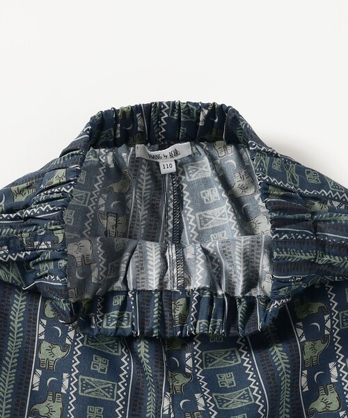 B:MING by BEAMS(ビーミングバイビームス)の「【セットアップ対応】エスニック 柄 ショーツ 2025SS(100~140cm)(その他パンツ・キッズ・ネイビー/ブラウン・110/130/100/120/140)」の11枚目の写真
