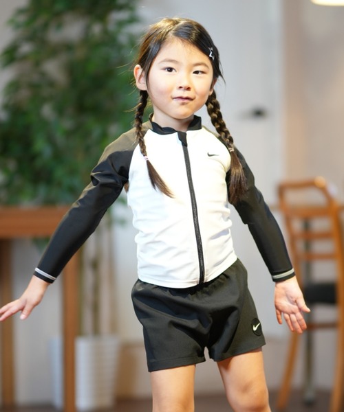 NIKE/ナイキ ﾄﾄﾞﾗｰﾎﾞｰｲｽﾞｼﾞｯﾌﾟﾗｯｼｭｶﾞｰﾄﾞ キッズ UVケア ラッシュガード