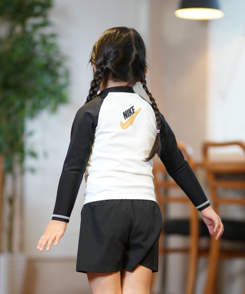 のどか NIKE/ナイキ ﾄﾄﾞﾗｰﾎﾞｰｲｽﾞｼﾞｯﾌﾟﾗｯｼｭｶﾞｰﾄﾞ キッズ UVケア ラッシュガード