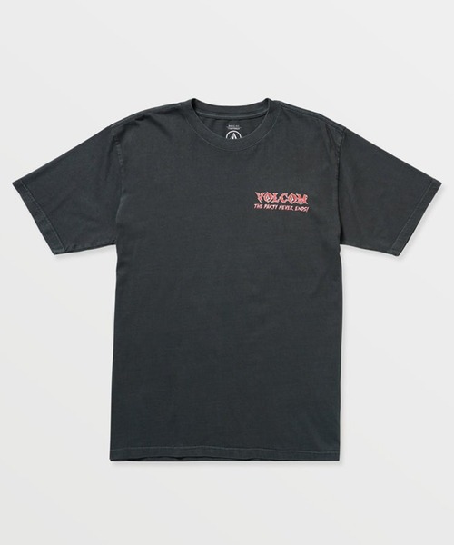VOLCOM（ボルコム）の「VOLCOM/ボルコム 半袖Tシャツ バックプリント NEVER ENDS SST A5222500（Tシャツ/カットソー・メンズ・ブラック・XL/L/M）」の4枚目の写真