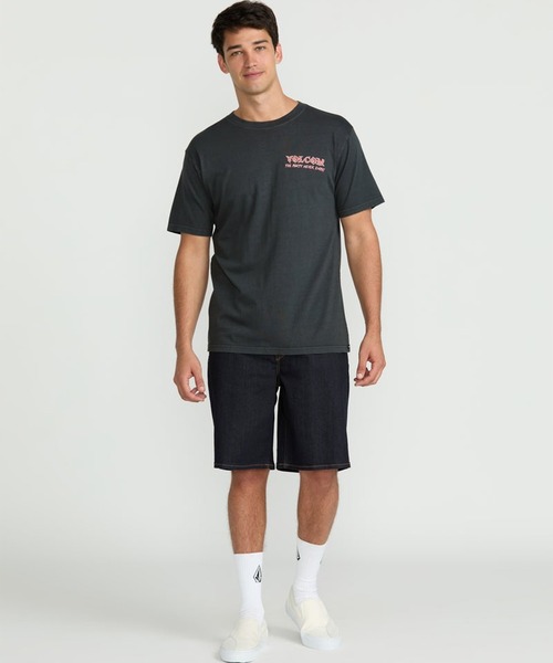 VOLCOM（ボルコム）の「VOLCOM/ボルコム 半袖Tシャツ バックプリント NEVER ENDS SST A5222500（Tシャツ/カットソー・メンズ・ブラック・XL/L/M）」の3枚目の写真